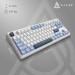 Ajazz Клавіатура Ajazz AK870 V2 Flying Fish Switch USB UA White/Blue (AK870-V2-FF-BWB)