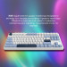 Ajazz Клавіатура Ajazz AK870 V2 Flying Fish Switch USB UA White/Blue (AK870-V2-FF-BWB)