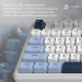 Ajazz Клавіатура Ajazz AK870 V2 Flying Fish Switch USB UA White/Blue (AK870-V2-FF-BWB)