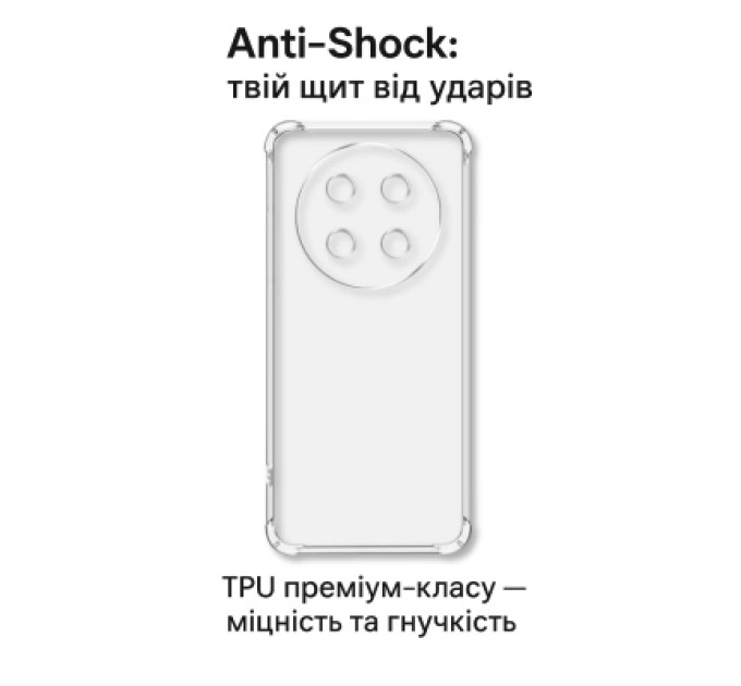 BeCover Чохол до мобільного телефона BeCover Anti-Shock Honor X9c Clear (714954)