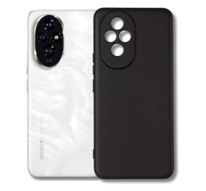 BeCover Чохол до мобільного телефона BeCover silicone Honor 200 Black (714942)