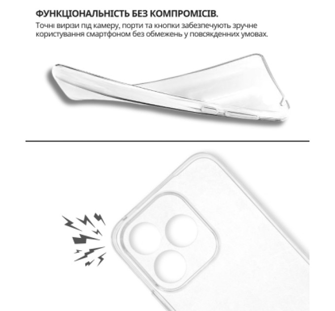 BeCover Чохол до мобільного телефона BeCover silicone Honor 400 Lite Transparent (714909)