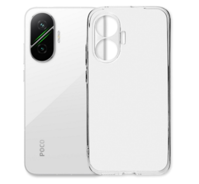 BeCover Чохол до мобільного телефона BeCover silicone Poco F7 Transparent (714910)