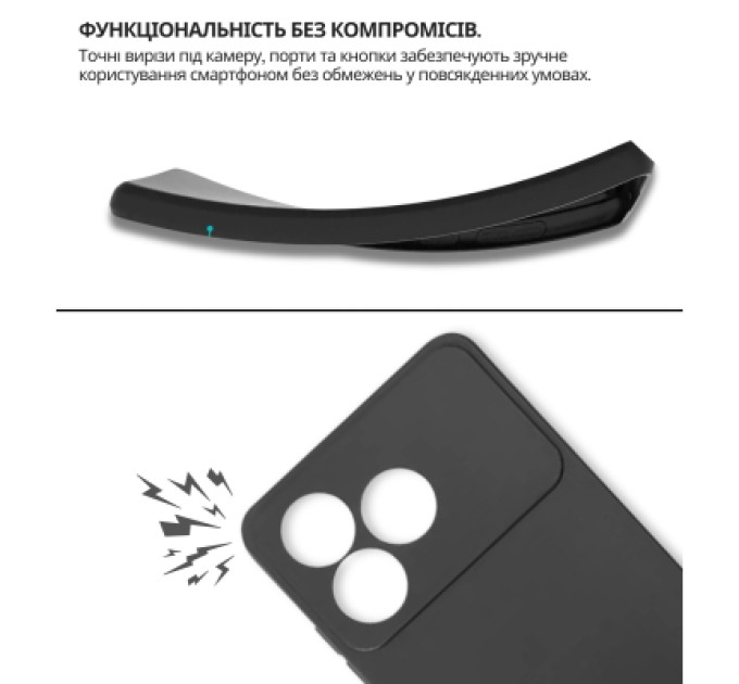 BeCover Чохол до мобільного телефона BeCover silicone ZTE Blade A36 / Nubia A36 Black (714936)