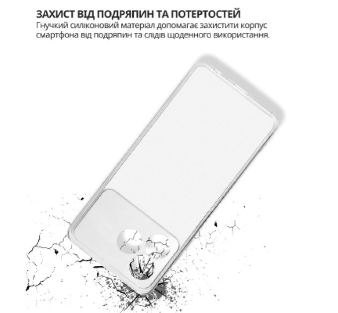 BeCover Чохол до мобільного телефона BeCover silicone ZTE Blade A36 / Nubia A36 Transparent (714908)