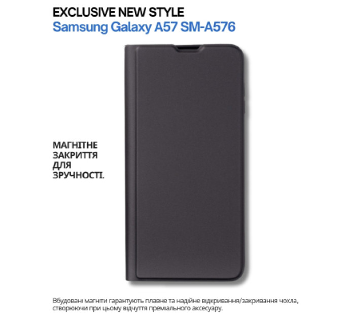 BeCover Чохол до мобільного телефона BeCover Exclusive New Style Samsung Galaxy A57 SM-A576 Black (714927)
