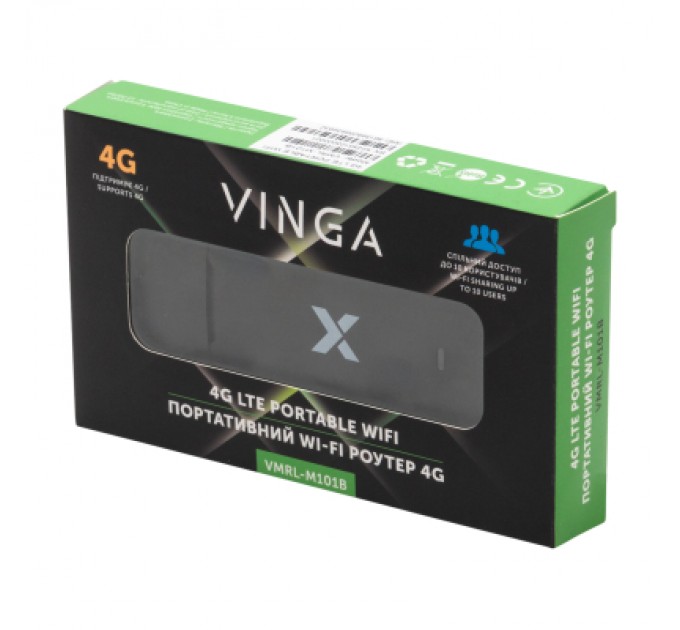 Мобільний модем Vinga Stick 4G M101 (VMRL-M101B)