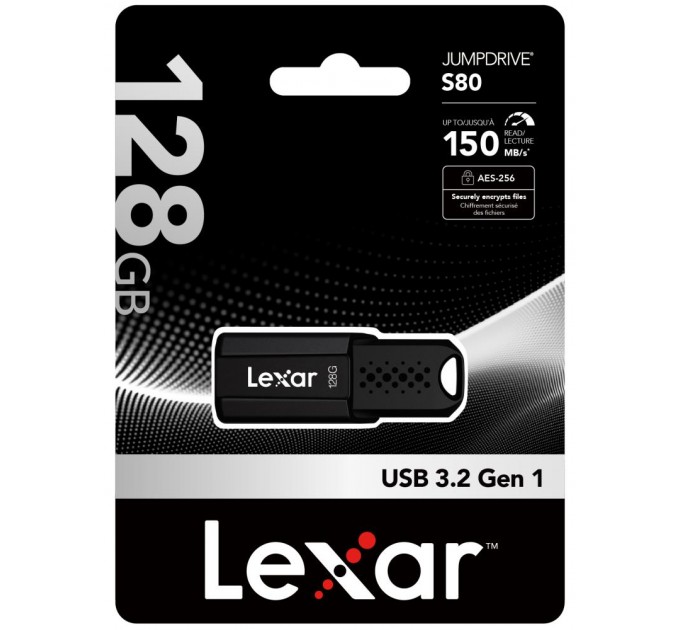 Флеш-пам'ять (накопичувач USB) USB3 128GB S80 LJDS080128G-BNBNG LEXAR