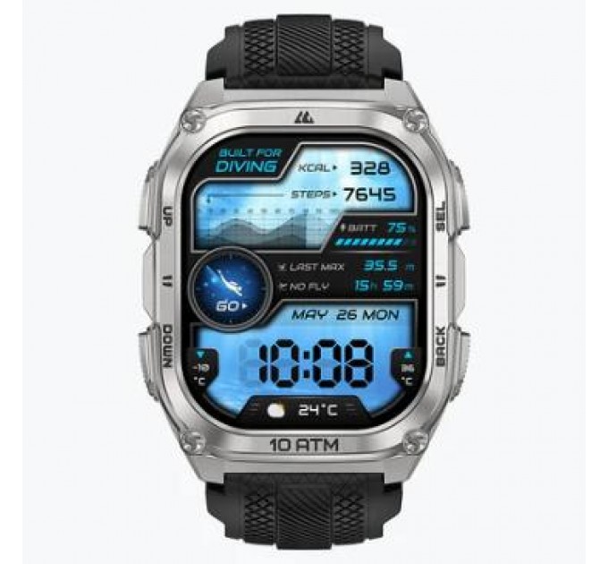 Розумний годинник TANK M4 SILVER KOSPET