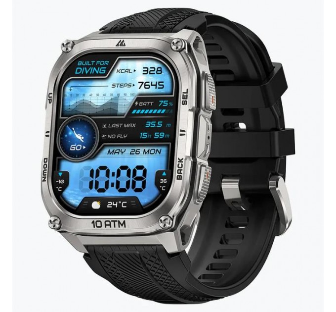 Розумний годинник TANK M4 SILVER KOSPET