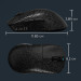 Ajazz Мишка Ajazz AJ199 MAX Carbon fiber Wireless/Bluetooth/USB Black (AJ199-MAX-B)