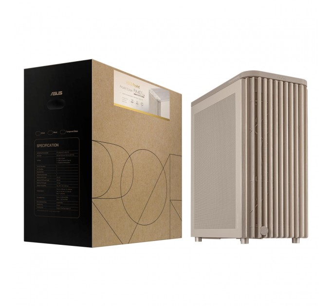 Корпус Asus ProArt PA401 Wood Edition - Mesh Beige (90DC00M7-B39000)