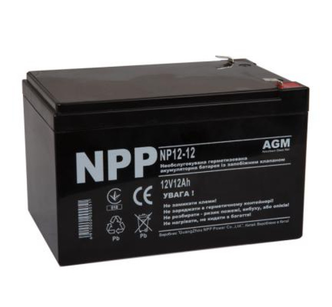 NPP Батарея до ДБЖ NPP 12В 12 Ач (NP12-12)