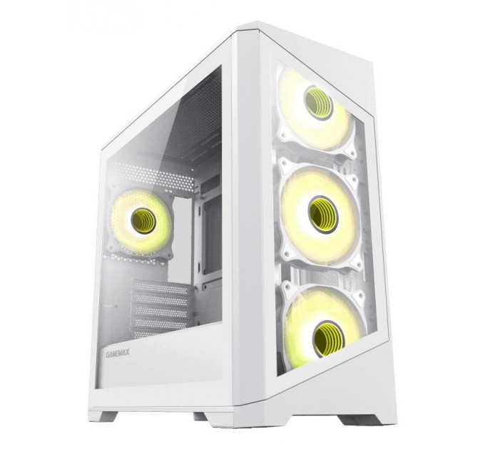 Корпус для комп'ютера MATX W/O PSU DESTROYER TGB WH GAMEMAX