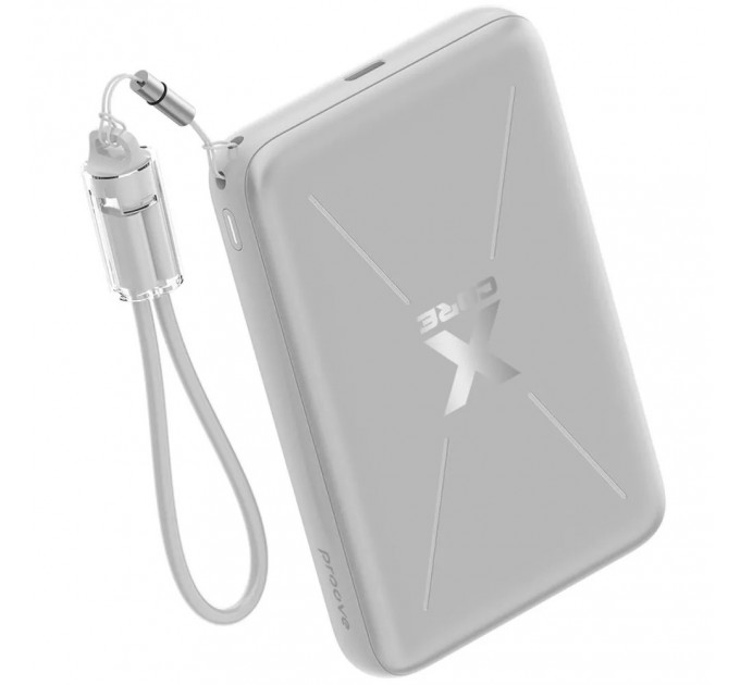 Універсальна мобільна батарея Proove X-Core 22.5W 10000mAh Silver/White (PNXC22010006)