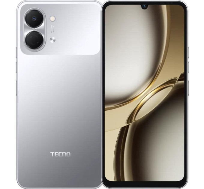 Tecno Смартфон Tecno Spark Go 3 (KN3) 4/128GB Titanium Grey (4894947105296)