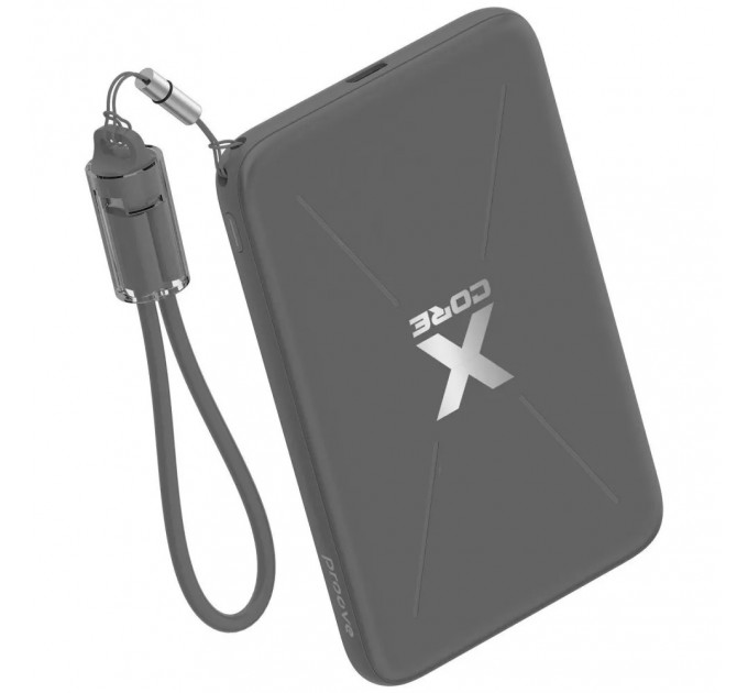 Універсальна мобільна батарея Proove X-Core 20W 5000mAh Gray (PNXC20010003)