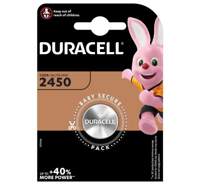 Duracell Батарейка Duracell DL 2450 BL 1шт