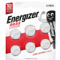 Energizer Батарейка Energizer 2032 Lithium, CR2032 BL 6шт