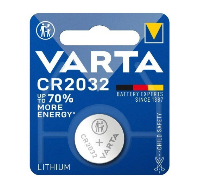 Varta Батарейка Varta Lithium CR2032 BL 1шт