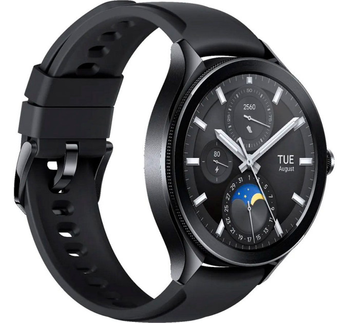 Xiaomi Смарт-годинник Xiaomi Watch 2 Pro Black Case with Black Fluororubber Strap (BHR7211GL)