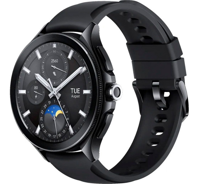 Xiaomi Смарт-годинник Xiaomi Watch 2 Pro Black Case with Black Fluororubber Strap (BHR7211GL)