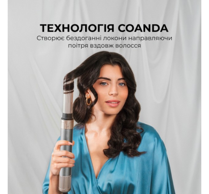 Стайлер Cecotec Bamba CeramicCare 2in1 AirGlam Black (CCTC-00244)