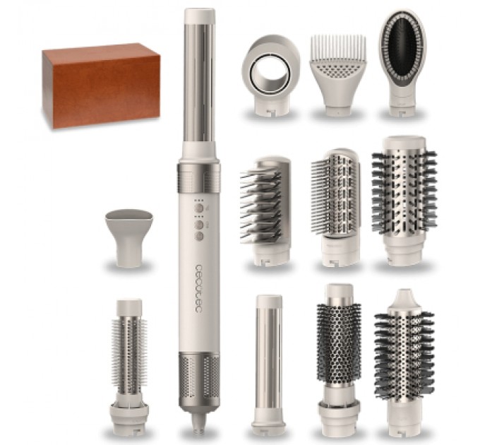 Стайлер Cecotec Bamba CeramicCare 12in1 AirGlam Champagne (CCTC-00249)