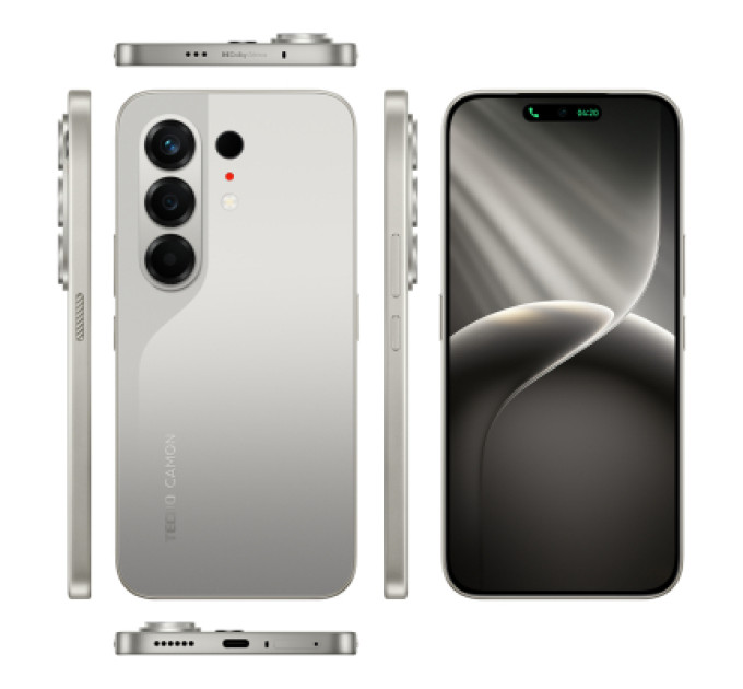 Tecno Мобільний телефон Tecno Camon 50 12/256Gb Nebula Titanium (4894947116230)