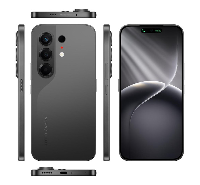 Tecno Мобільний телефон Tecno Camon 50 8/256Gb Moonshadow Black (4894947116155)