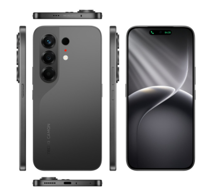 Tecno Мобільний телефон Tecno Camon 50 8/256Gb Moonshadow Black (4894947116155)