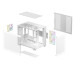 Deepcool Корпус DeepCool CG330 3F White (R-CG330-WHNGM3-G) без БЖ