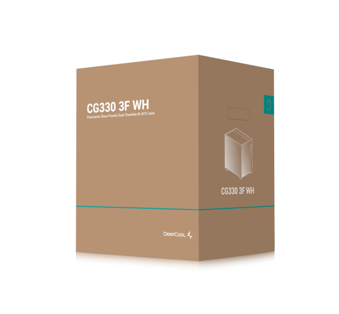 Deepcool Корпус DeepCool CG330 3F White (R-CG330-WHNGM3-G) без БЖ