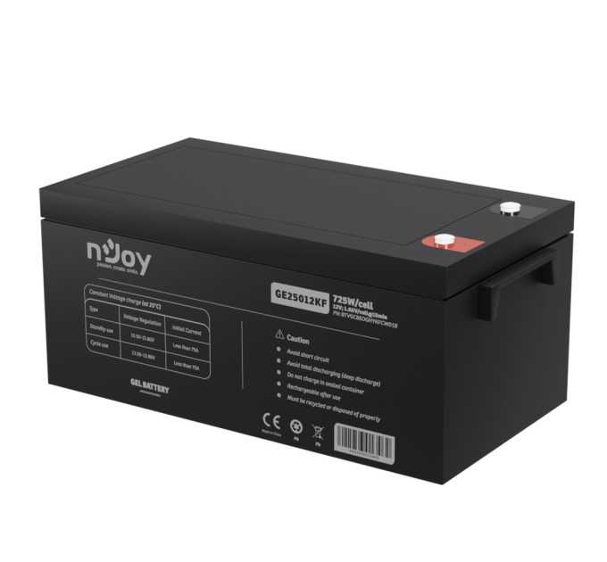 nJoy Акумуляторна батарея Njoy GE25012KF 12V 250AH (BTVGCBEOGHYKFCW01B) GEL