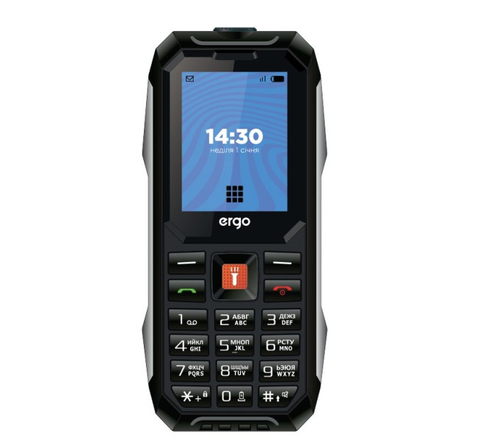 Ergo Мобiльний телефон Ergo E182 Dual Sim Black