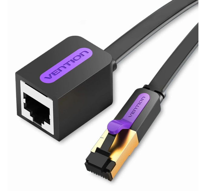 Vention Патч-корд Vention CAT7 FTP Ethernet, 1 m, Black (ICBBF)