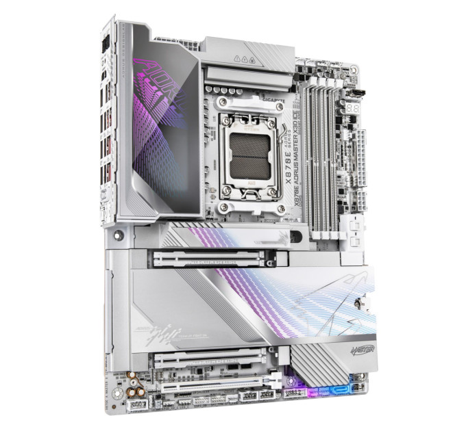 GIGABYTE Материнська плата AMD X870E SAM5 ATX X870E A MASTER X ICE GIGABYTE