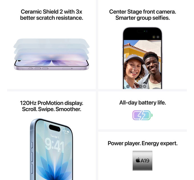 Apple Смартфон Apple iPhone 17 256GB Sage (MG6N4AF/A)