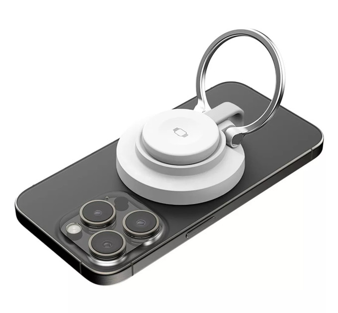 Proove Бездротовий зарядний пристрій Proove Knocker 2 in 1 Qi2 15W White (WSPK15012002)