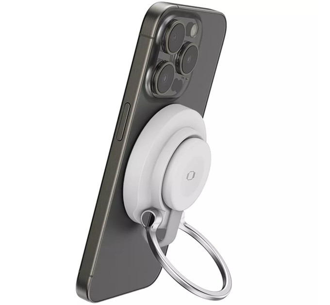 Proove Бездротовий зарядний пристрій Proove Knocker 2 in 1 Qi2 15W White (WSPK15012002)