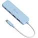 J5create USB-хаб J5create 2 USB-A/2 USB-С Cyan (JCH342EC-N)