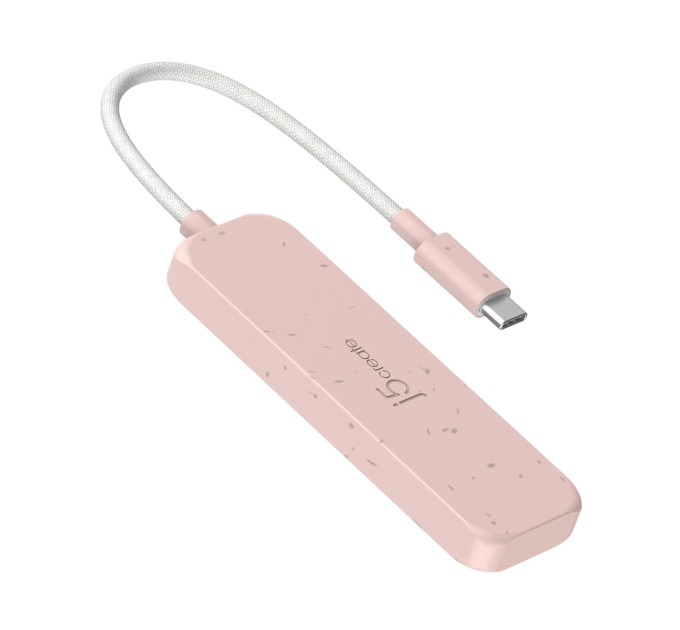 J5create USB-хаб J5create 2 USB-A/2 USB-С Red (JCH342ER-N)