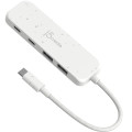 J5create USB-хаб J5create 2 USB-A/2 USB-С White (JCH342EW-N)