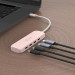 J5create USB-хаб J5create 4 USB-C Red (JCH345ER-N)