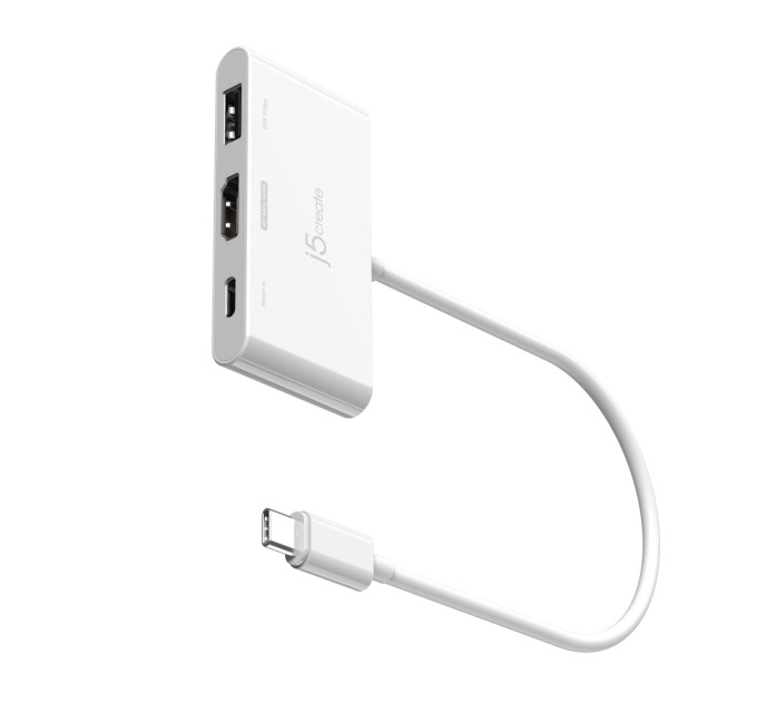 J5create USB-хаб J5create USB-C 3-в-1 White (JCA399-N)