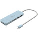 J5create USB-хаб J5create USB-C 6-в-1 Cyan (JCD373EC-N)
