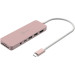 J5create USB-хаб J5create USB-C 6-в-1 Rose (JCD373ER-N)