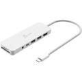 J5create USB-хаб J5create USB-C 6-в-1 White (JCD373EW-N)