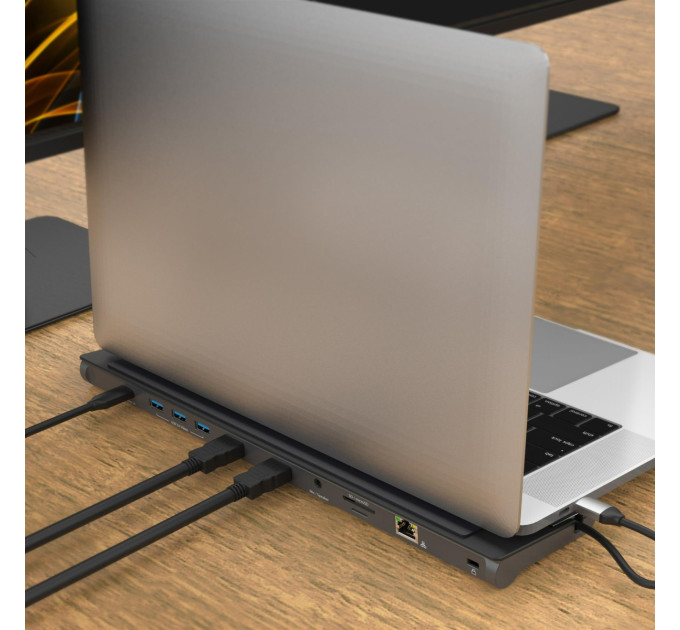 J5create Док-станція J5create USB-C 10-в-1 (JCD542-N)