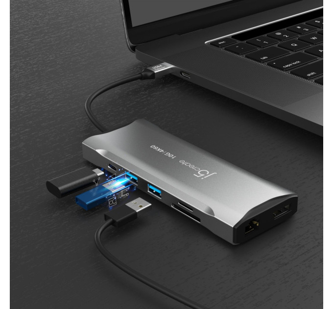 J5create Док-станція J5create USB-C 11-в-1 (JCD397-N)
